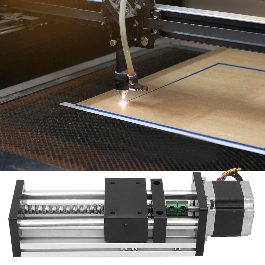 Aluminum Alloy 0808 Ball Screw Single-Shaft Trapezoid with 57 Motor 500mm boat BINGFANG-W Tools Linear Slide Rail Aluminum Alloy 0808 Ball Screw Single-Shaft Trapezoid with 57 Motor 500mm boat BINGFANG-W Tools Linear Slide Rail