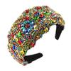 Women's Hair Band Oversized Hyperbolstered Sky Star Color Rhinestone Wide Edge Hair Band Personality Headwear