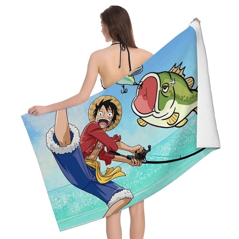 Anime Character Print Bath Towel Set - Soft Absorbent Towels for Fans, Vibrant Designs for Everyday Use and Comfort