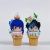 Genshin Impact Anime Figure Ice Cream Cute Kawaii Raiden Shogun Nahida Pvc Furina Model Ornament Collection Room Decor Gifts
