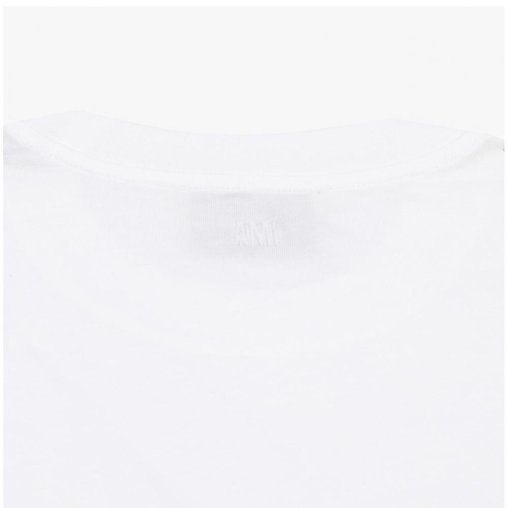 Ami Amie De Queue Tonal Small HearT Logo T shirT bfuTs003