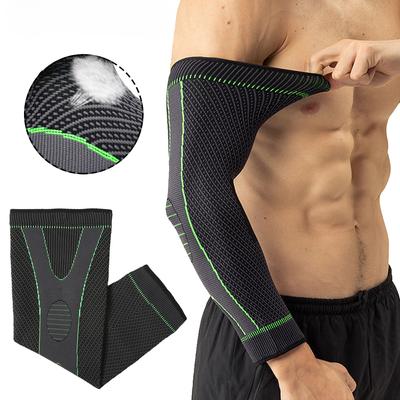 1 Stück Ellenbogenbandagen Kompressionsarmmanschetten für Damen, rutschfeste, atmungsaktive Armstütze bei Sehnenentzündung, Golferellenbogen, Arthritis