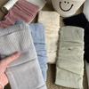Socks Solid Color Medium Tube Socks Breathable Sweat-Absorbing Four-Season Universal Cotton Socks Stacking Socks