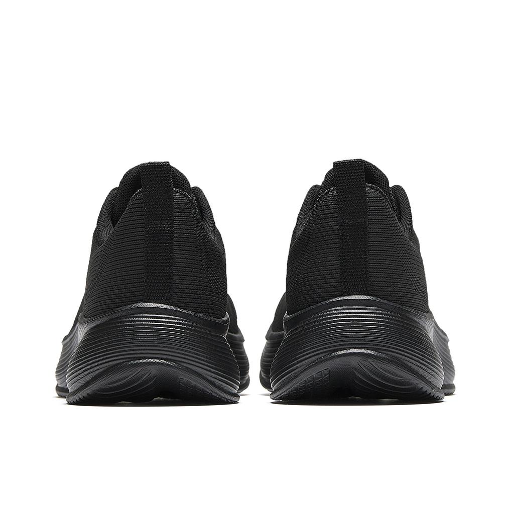 Anta Lingkong Thick Sole Shock Absorbing Height Increasing Non-Slip Casual Training Running Shoes Men sneaker Basic-Black 912615508-4