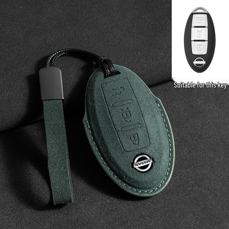Nissan Car Key Cover for Altima, Sylphy (14th Gen), Qashqai, X-Trail, Tiida, Bluebird, Kicks, Tanlu, Loulan