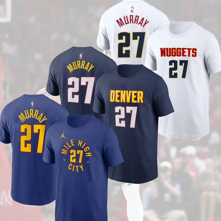 FASTSHIP J. Murray #27 Den. N. 2025 Player Name & Number Fan Gift Unisex T-Shirt S