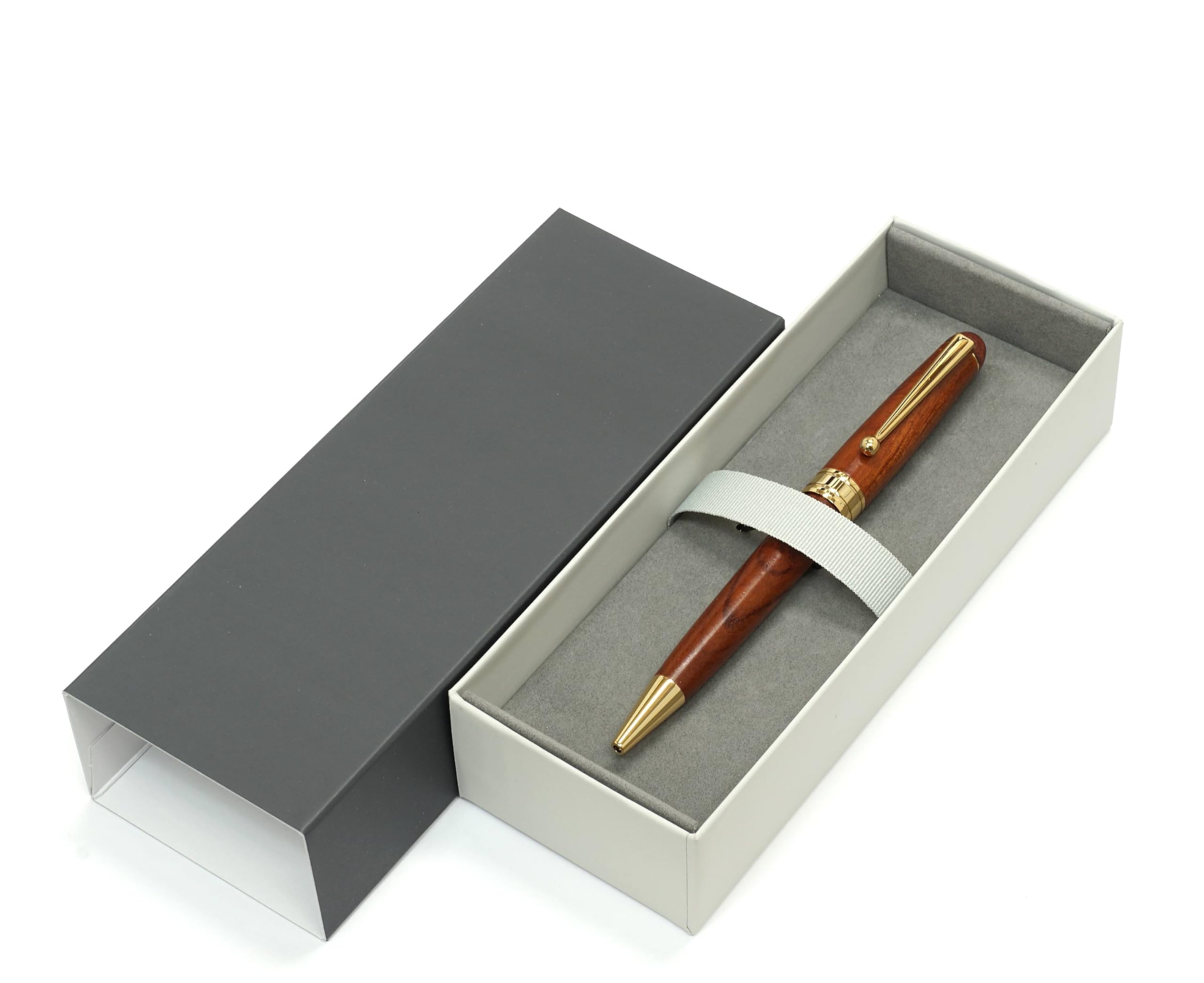 

Ретро Деревянные Вращающиеся Шариковые Ручки Премиум 2 шт. в Упаковке, Exa, В Коробке, K7-1455BP-2