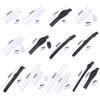 Roller Skate Buckle Kit With 120-175Mm Strap Protective Sleeve Micro Adjust Buckle Hardware Screws For Fixing Roller Skate