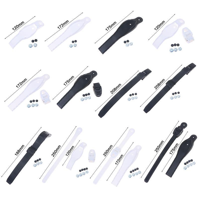 Roller Skate Buckle Kit With 120-175Mm Strap Protective Sleeve Micro Adjust Buckle Hardware Screws For Fixing Roller Skate