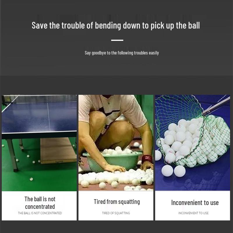 Tischtennisball-Sammelnetz & -Sammler