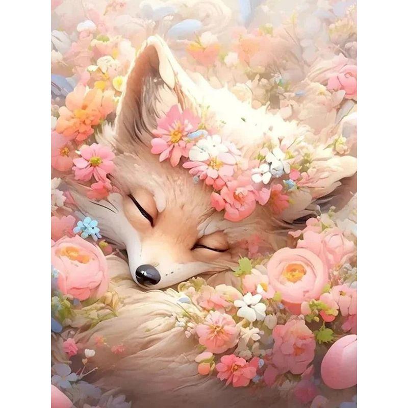 CHENISTORY Paint By Numbers For Adults Fox Handpainted DIY Picture By Number Animal Drawing On Canvas Home Decoration Gift