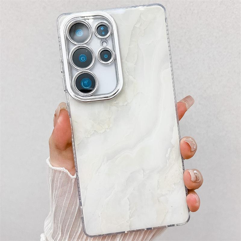 Creative Marble Double-sided Imd Hard Case S11Ultra Fine Hole Mobile Phone Case S11FE/A11A11A11A11