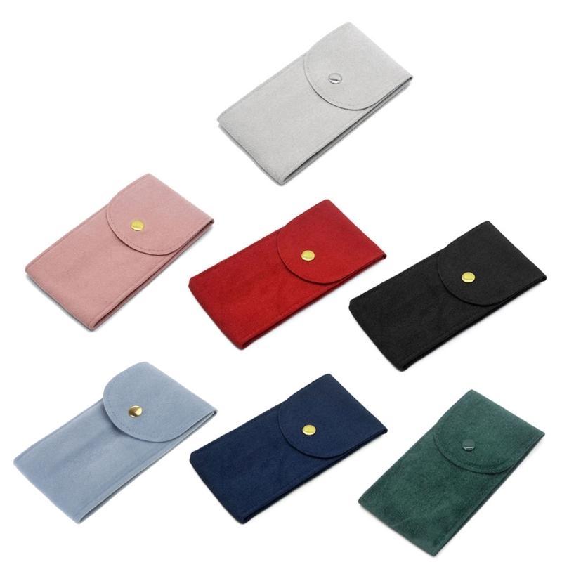 Portable Watch Bag Gift Shock-proof Press Velvet Snap Design Jewelry Box Watch Packing Pouch Storage Bag Single Watch Display