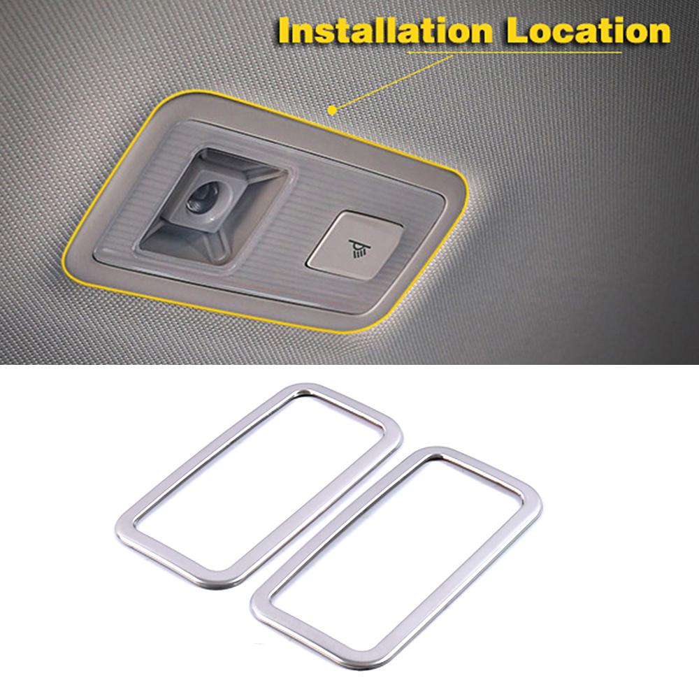 Für Volkswagen VW Tiguan MK2 2017- Edelstahl Innenzubehör Mittelkonsole mattsilberne Dekoration