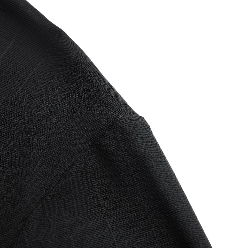 Li Ning Løpeserie Ensfarget Logo Hurtigtørkende Pustende Rund Hals Sommer Kort Ermet T-skjorte Herre Topper Svart ATSU511-1