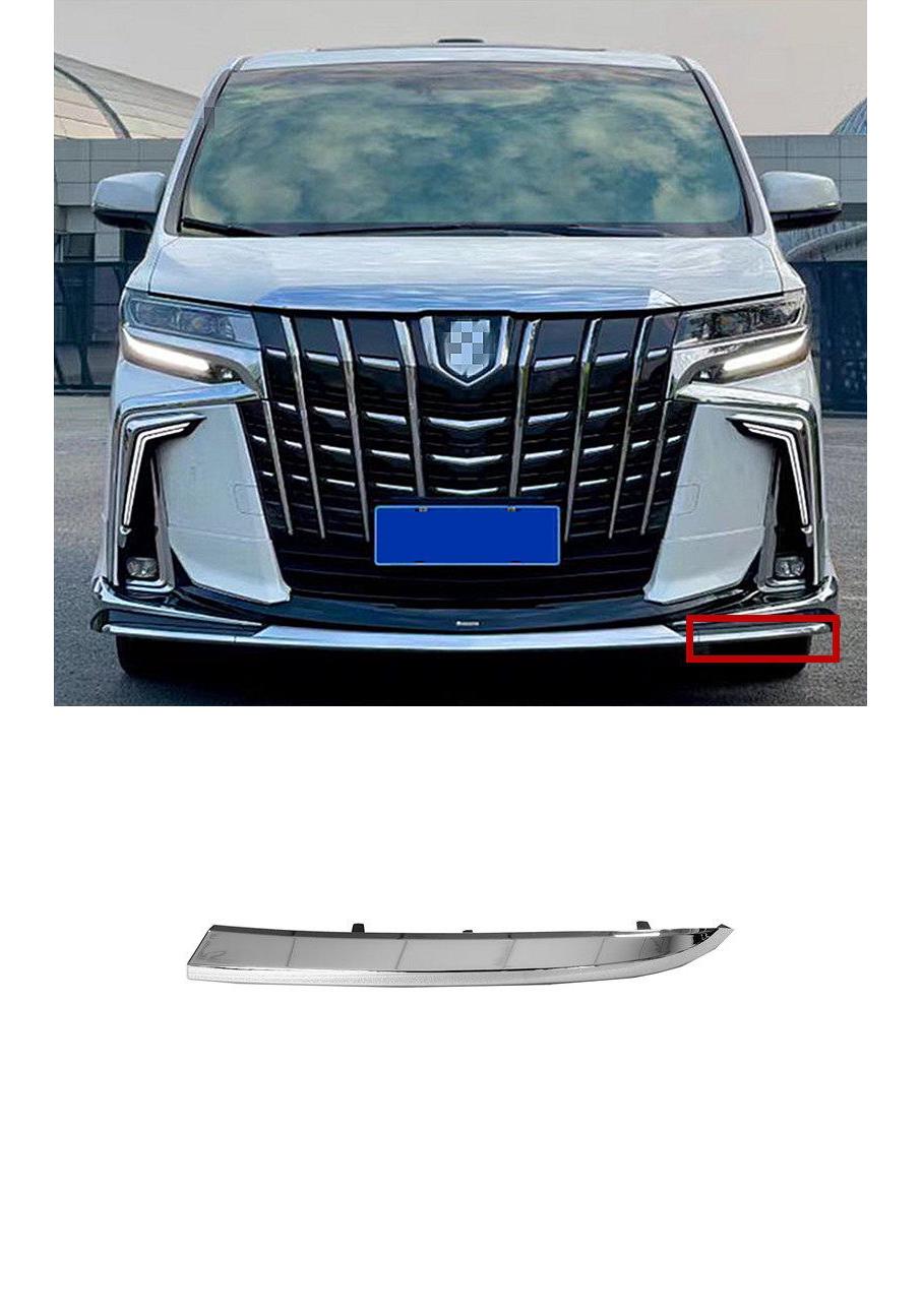 

2015-2023 Alphard Front Lip Modification Kit with SC Bumpers & Mona Lisa Bright Strips