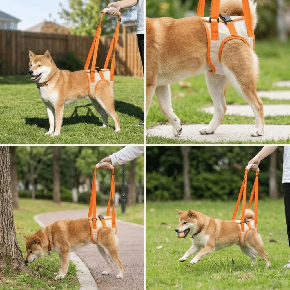 Lightweight Build Dog Lift Harness Breathable Mesh Dog Support Strap Injury Assistance