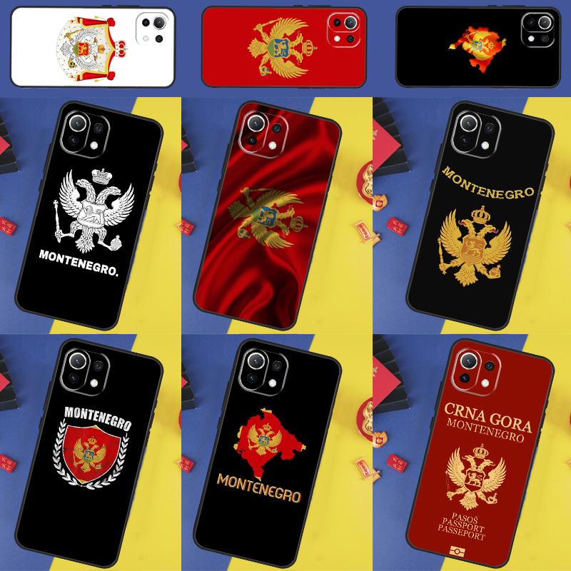 Montenegro Flag Case For Xiaomi 13T 11T 12T 14T Pro 13 14 15 Ultra POCO X7 Pro X3 X5 X6 F5 F6 M6 Pro Cover