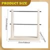 Wooden Yarn Holder for Crochet Revolving Storage Rack Handcrafted Easy Assembly Organizer Ball