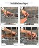 Gamelle suspendue anti-basculement en acier inoxydable pour grands chiens