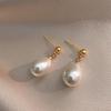 2025 Chinese Style Water Drop Pearl Earrings for Women - Light Luxury Ear Jewelry