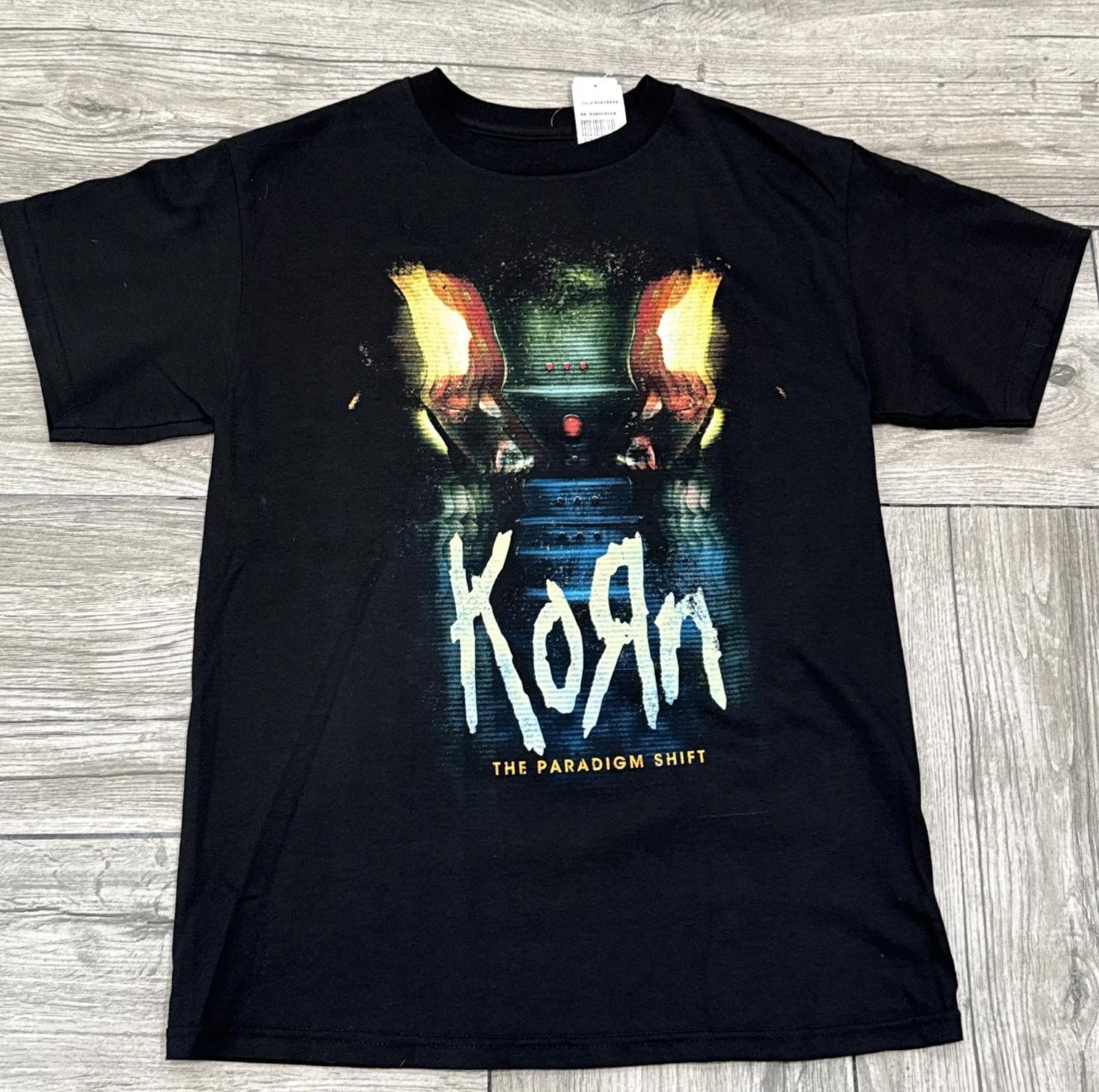 

Korn The Paradigm Shift 2013 Мужская размера Medium 100% Хлопок Футболка Мужские Футболки Верхняя Футболка Новый Старый Запас S