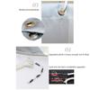 Shower Curtain Thickened Polyester Bath Curtain Bathroom Curtains