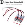 1Pcs 650nm 5mW Red Point/Line/Cross Laser Module Head Laser Tube 3v-5v Dotted Laser Head Used For Red Light Laser Pointers