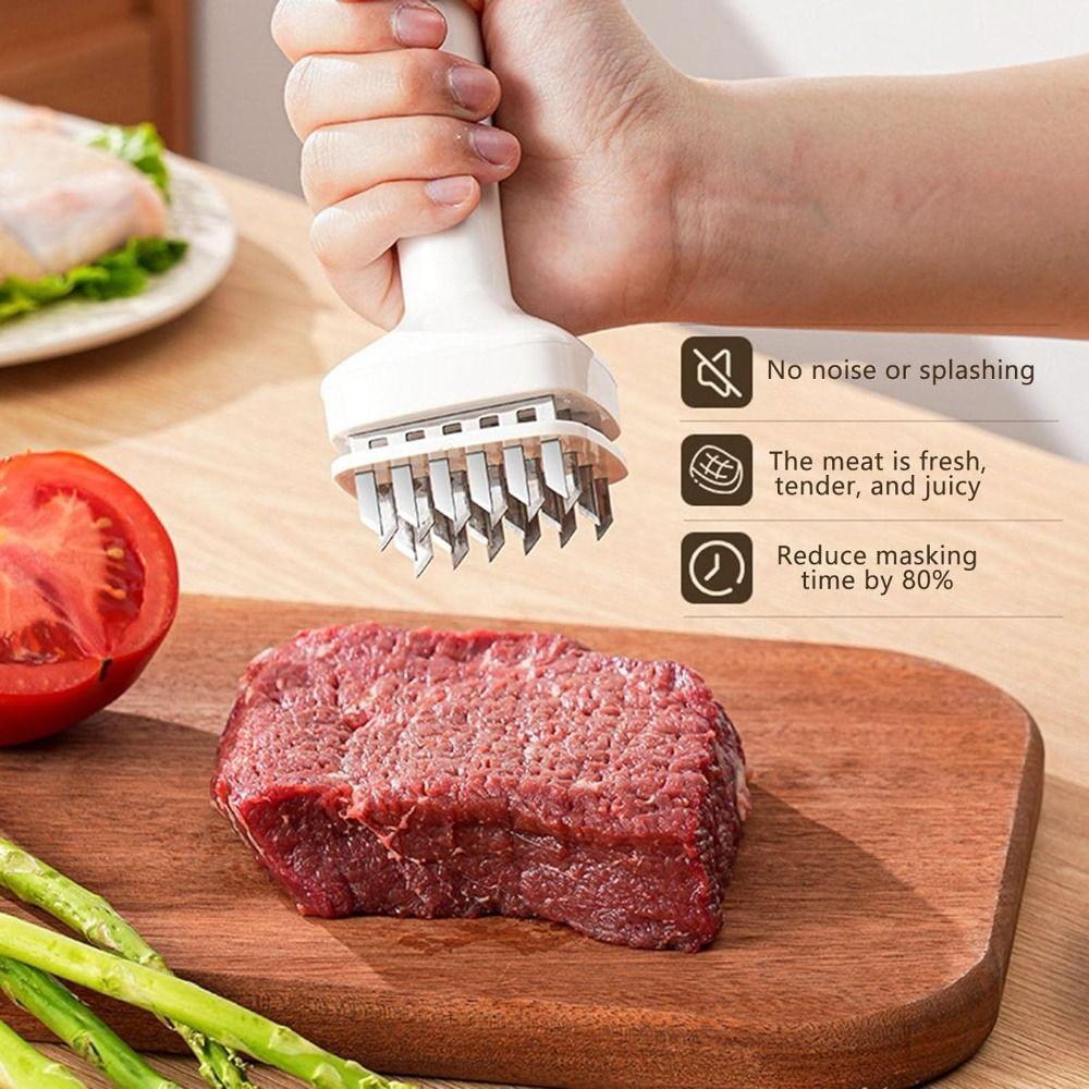 Automatical Rebound Meat Hammer Machine 24 Needles Breaking Meat Loosening Needle  Kitchen Tool