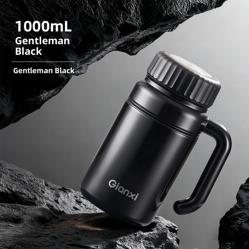 

Gianxi Insulated Cup 2025 New Style High End Water Cup Office Large Capacity 316 Stainless Steel Tea Cup Insulated Cup 1000ML
