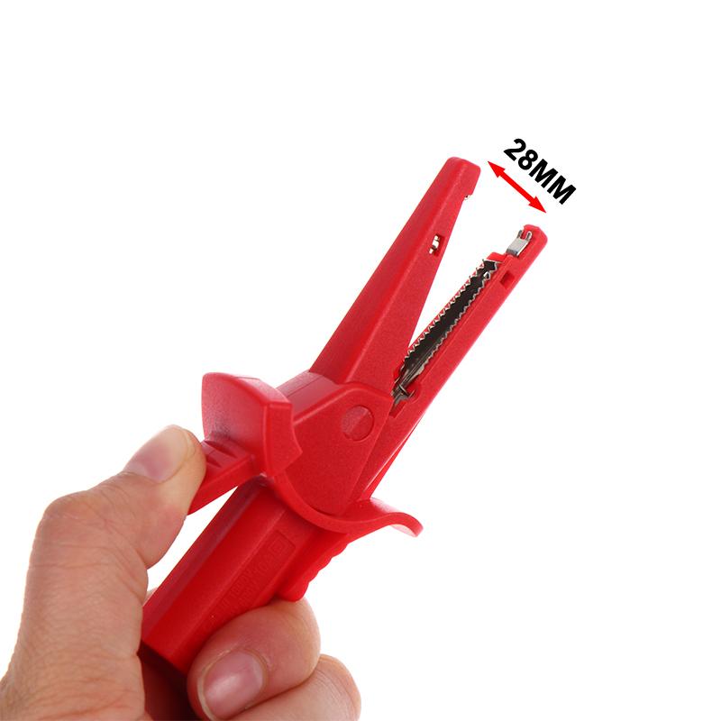 Universal Multimeter Alligator Clips 2Pcs 1000V 10A Fully Insulated Safety Test Clips for Electrical Component Testing