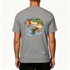 Men's Outdoor Fishing T-Shirt UPF 50 Plus Sun Protection Quick Dry Stretch Short Sleeve Sports Top Lightweight Breathable