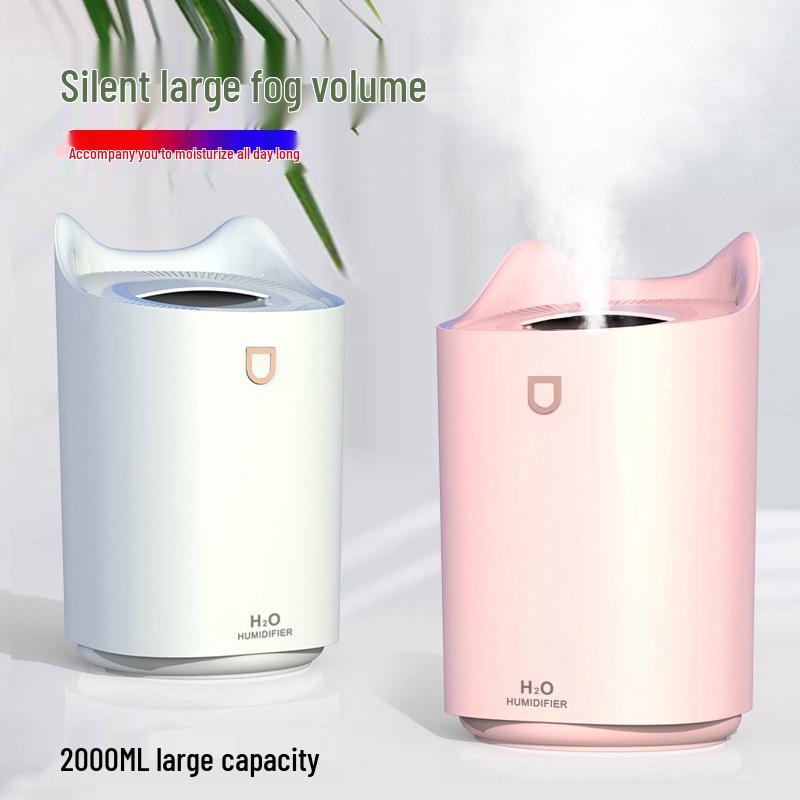 2L Silent Night Light Aromatherapy Humidifier for Home & Office