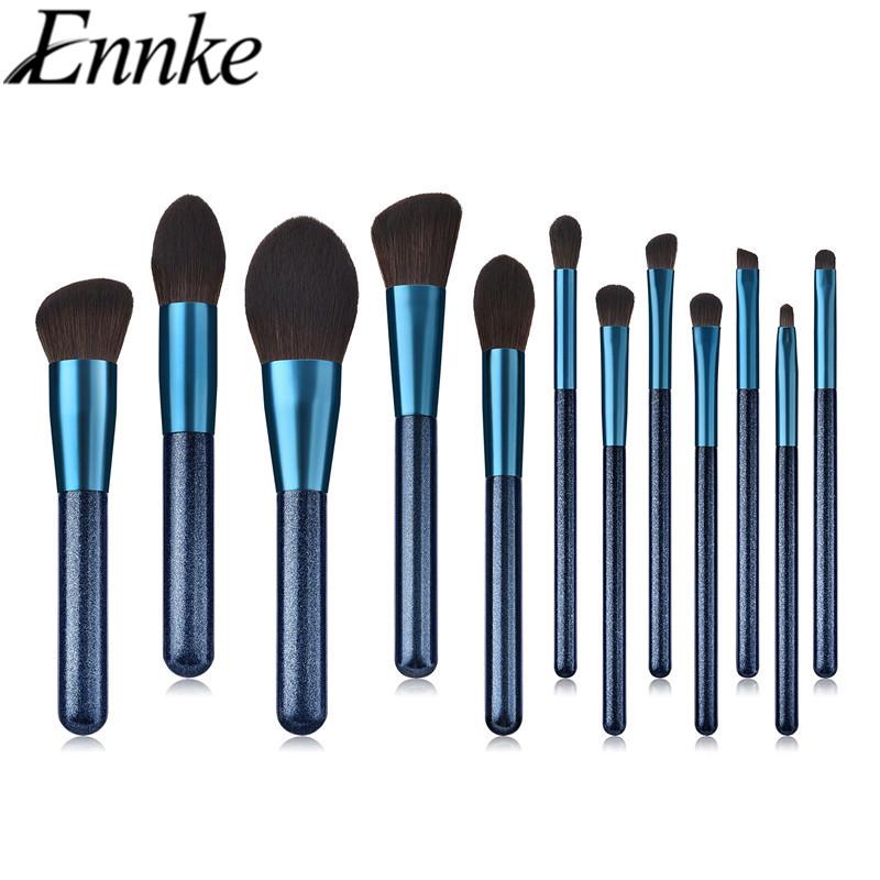 

12 шт. набор кистей для макияжа Кисть для тонального крема Кисть для теней для век Косметический инструмент Синтетическая кисть для макияжа