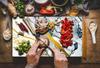 Glass Board Cutting Board 52X30 Marble