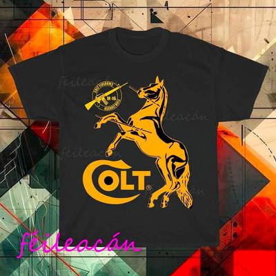 Brand New Colt Firearms Guns Classic Logo American T-Shirt Funny Size S To 5XL