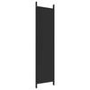 Vidaxl 4-Panel Room Divider, Black, 200X200 Cm, Fabric