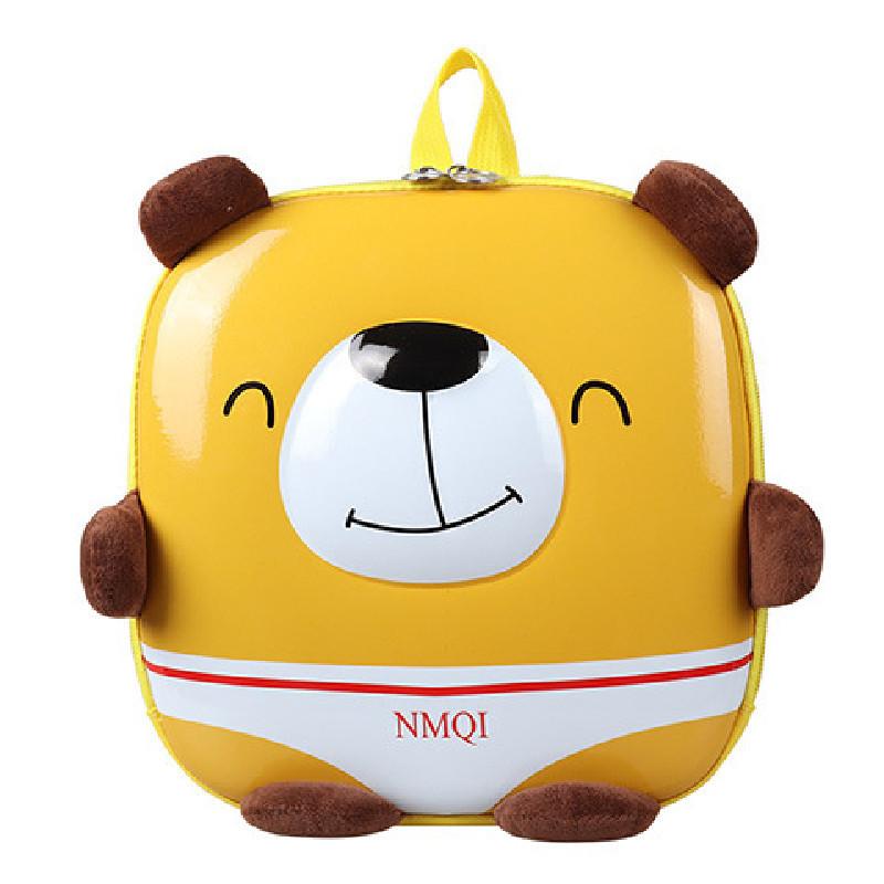 Yellow Blue Pink Beige Ins New Cartoon Eggshell 3d Eva Children Backpack Breathable Fun Style