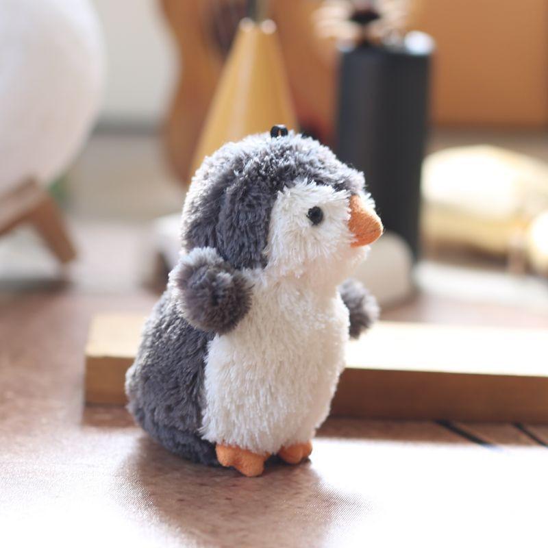 Plush Stuffed Penguin Animal Keychain Backpack Decor Pp Cotton Gift Teens For