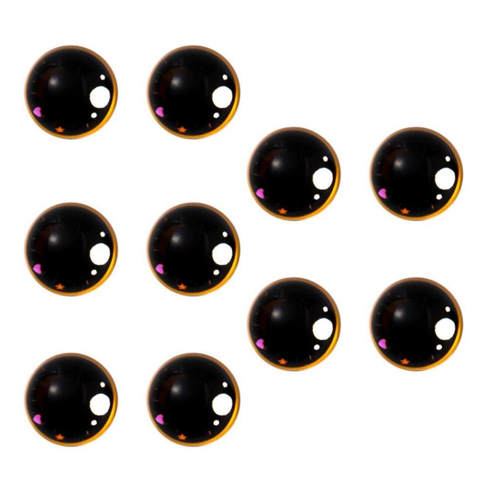 Plush Doll Access Flat Base Heart Eyes Anime Eyes Rabbit Star Eyeball Cat Paw Glass Eye  Kids