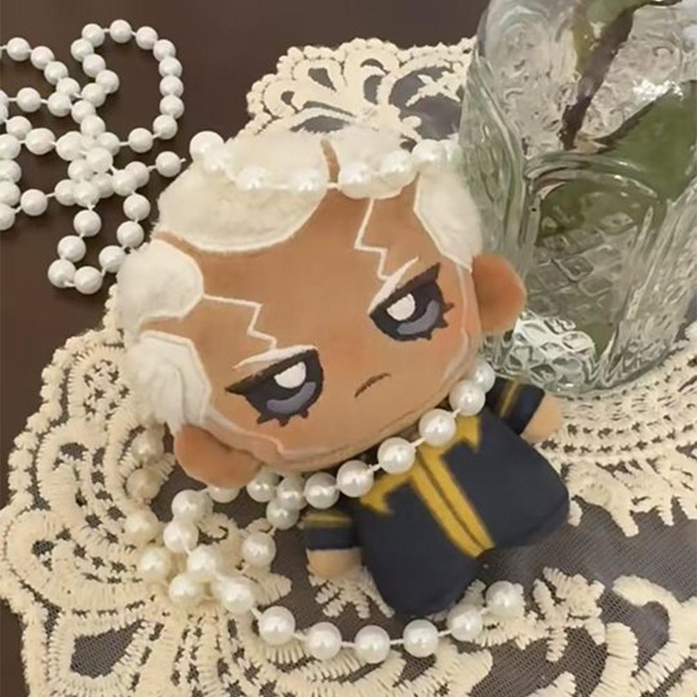 Anime Enrico Pucci Plüschtiere Schlüsselanhänger Anhänger jojo Golden Wind Plüsch Enrico Pucci Figur Stofftier Seesternkörper Plüschtiere Geschenk