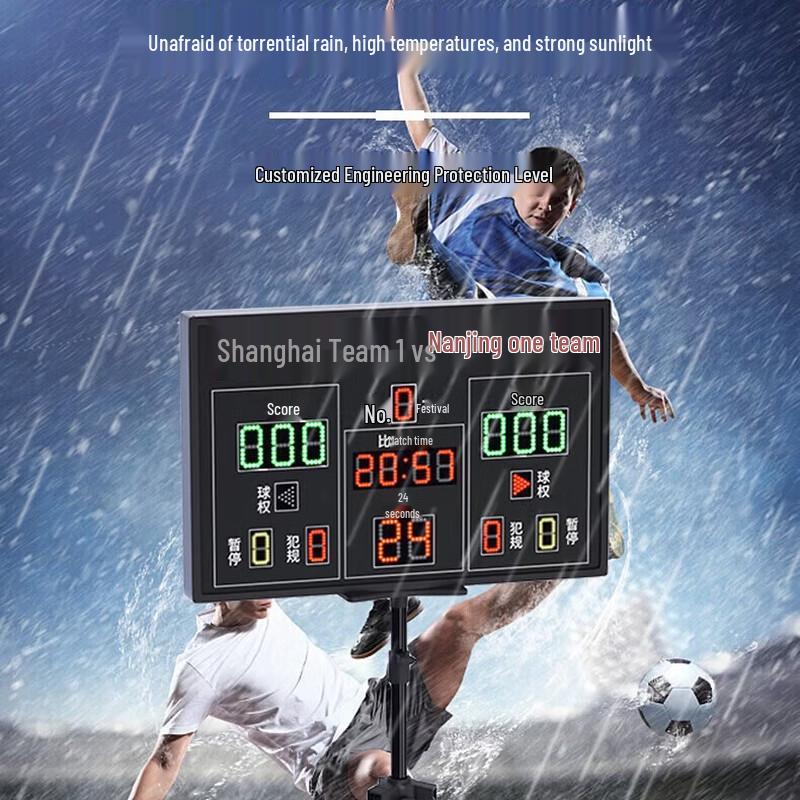 Basketball Electronic Scoreboard with Shot Clock