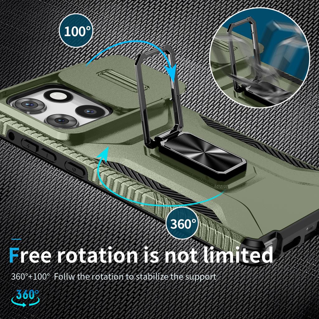 For Motorola Moto G Stylus 5G (2025) Case Camshield Kickstand TPU + PC Anti-Slip Phone Cover