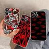 The Horrible Eyes Horror Phone Case For iPhone 15 14 11 12 13 Mini Pro XS Max Cover 6 7 8 Plus X XR SE 2020 Funda Shell