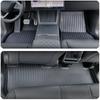 Car Floor Mats For Tesla Model Y Juniper 2025 2026 Double Layer Carpet TPE Trunk Pads Waterproof Cargo Liner Protective Kick Pad