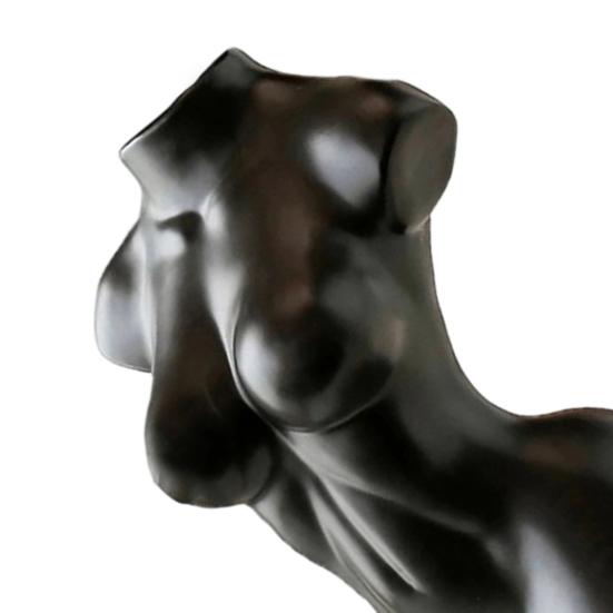 Yousheng Vase Ornament, Women Figure Shape Vase for Flower Arrangement Decoration, Bedroom Living Room Balcony Garden Windowsill Home