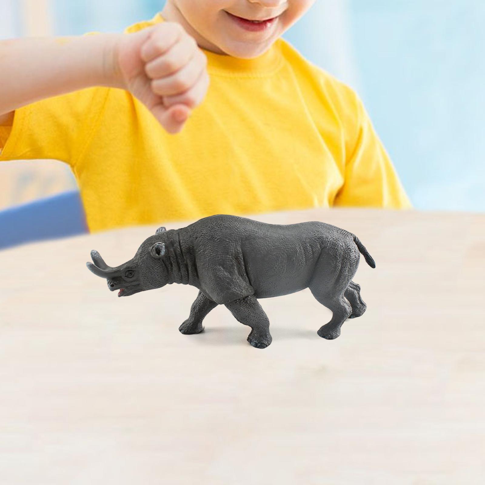 Small Prehistoric Beast Model Preschool for Kids Children Birthday Gifts Desktop Decor Animal Figures Animal Toy Simulation