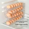 Automatic Egg Storage Rack for 30 Eggs - Refrigerator Door Organizer