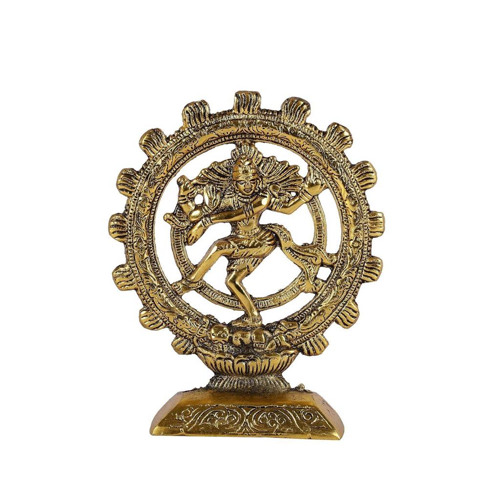 Metall Lord Shiva Tanzende Natraj Statue Idol. Natraja-Idol für Heimtempel, Büro, Geschenke