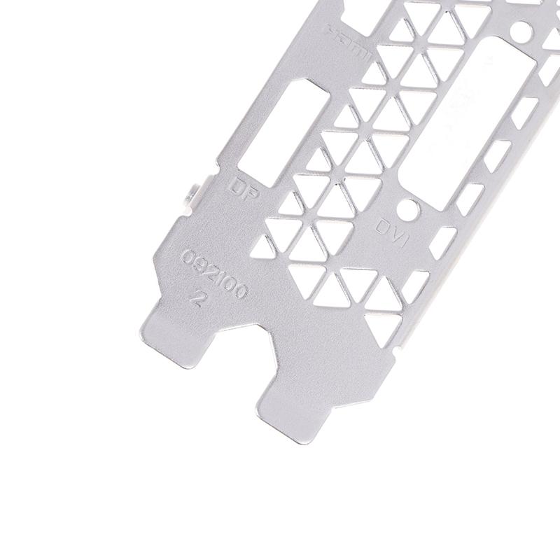 Shield Full Half Height Backplate For Msi Geforce Gtx 1050 2Gt Lp Graphics Card Baffle Strip Bezel Blank